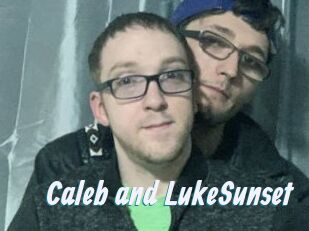 Caleb_and_LukeSunset