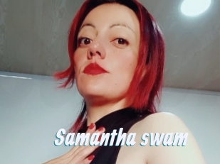 Samantha_swam